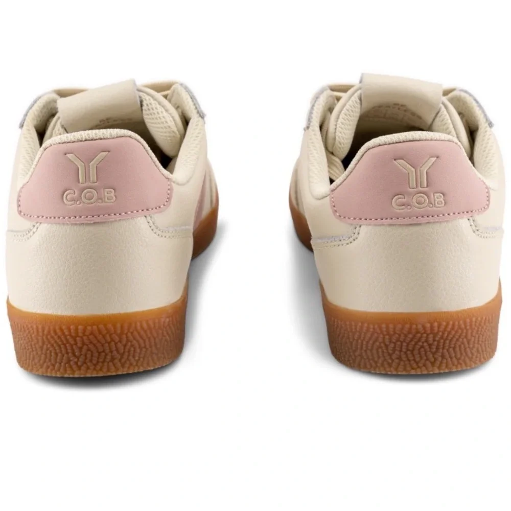 C.O.B. Culture of Brave Fearless sneakers Size 38 Pink Leather Gum Sole retro